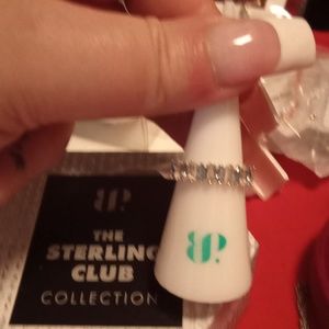 Bomb party Sterling club size 6 Ring